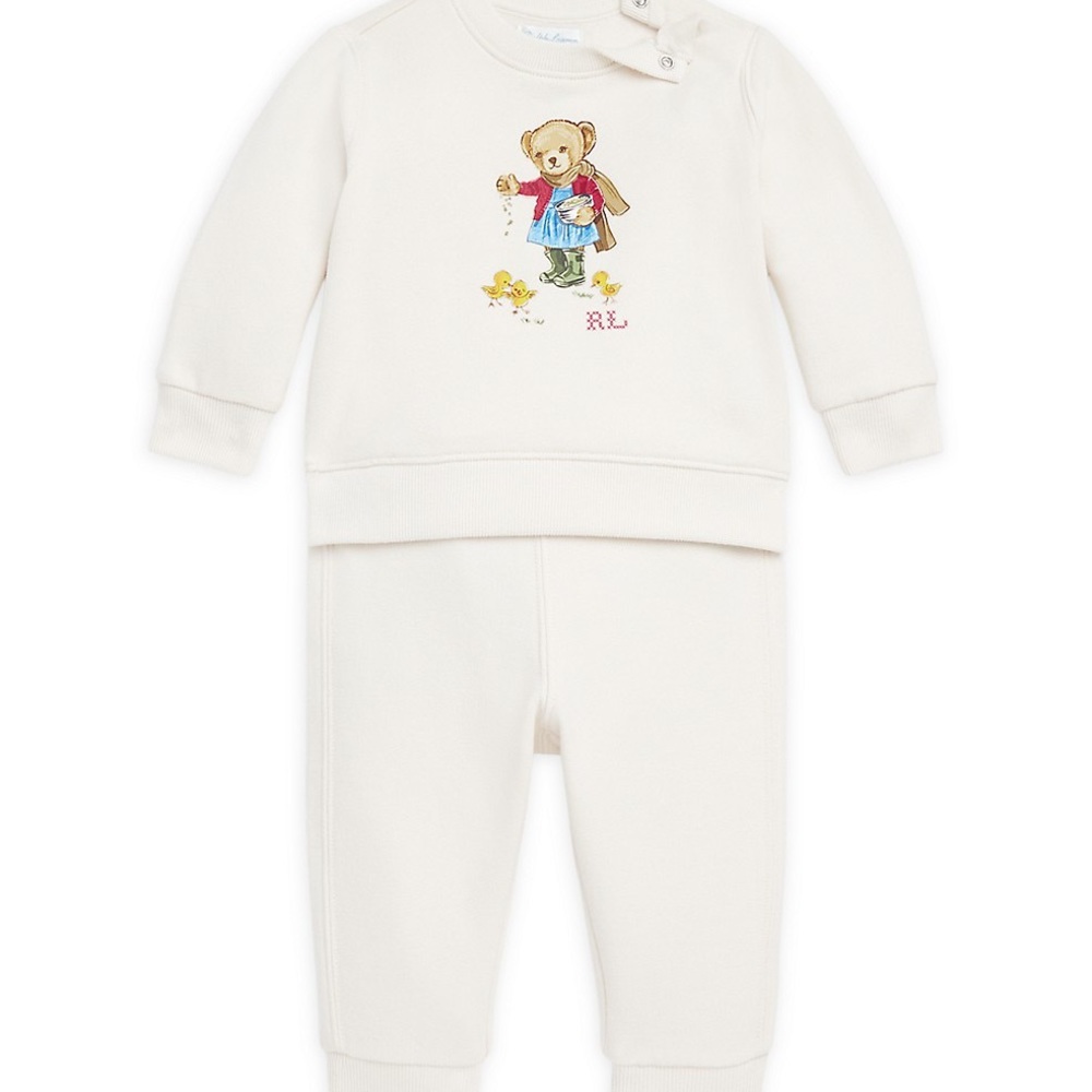 Polo Ralph Lauren- Baby Girls Magic Fleece 2 piece Set- 6 mo.- NWOT